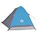 Tenda da Campeggio a Cupola per 4 Persone Blu Impermeabile - Foto miniatura 7