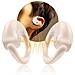 Auricolari Bluetooth Clip Design Aperto Microfono Touch, Beige - Foto miniatura 5