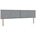 Struttura letto con materasso grigio chiaro 200x200 cm in tessuto - Foto miniatura 6