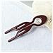 5 Pezzi Pettine Per Capelli A Forma Di U, Forcine Per Capelli Francesi Per Donna Dark Coffee - Foto miniatura 4
