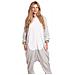 Pigiama Da Donna Tuta Kigurumi Costume Grigio Onesie Koala 145-155 Cm S - Foto miniatura 3