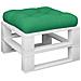 Cuscino per Pallet Verde 58x58x10 cm in Tessuto - Foto miniatura 3