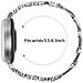 Elegante Cinturino In Metallo Con Quadrifoglio E Madreperla Compatibile Con Garmin Lily 2 Silver - Foto miniatura 3