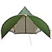 Tenda Teepee con tetto Verde e Grigio 600 x 600 x 347 cm - Foto miniatura 5