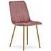 Sedia JEWA - Velluto rosa, design ergonomico, soggiorno /ufficio - Foto miniatura 1