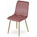 Sedia JEWA - Velluto rosa, design ergonomico, soggiorno /ufficio - Foto miniatura 2