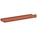 Scaffale da parete 4 pcs Rosso 40 x 9 x 3 cm Legno multistrato - Foto miniatura 9
