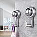 Set Da 4 Ganci A Ventosa In Acciaio Inossidabile - Riutilizzabili Senza Trapano Multi-superficie Non Graffianti Per Bagno Cucina Soggiorno Camera Silver - Foto miniatura 5