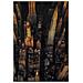 Stampa Su Tela New York Skyline Vista Aerea Con Cornice Nera - Foto miniatura 3