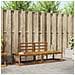 Set di divani da esterno 2 pcs Naturale 182,5 x 63 x 73 cm - Foto miniatura 2