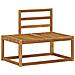 Set di divani da esterno 2 pcs Naturale 182,5 x 63 x 73 cm - Foto miniatura 4