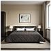 Duvet Estivo Antracite 240 x 260 cm Microfibra e Fleece Teddy - Foto miniatura 4