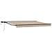 Cornice per Tenda Manuale con LED Beige e Antracite 4 × 3 m - Foto miniatura 1