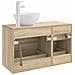 Set di mobili per il bagno 2 pcs Rovere Sonoma - Foto miniatura 2