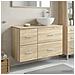 Set di mobili per il bagno 2 pcs Rovere Sonoma - Foto miniatura 7
