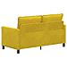Divano Giallo 156 x 81 x 87,5 cm Velluto - Foto miniatura 5
