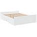 Giroletto con Cassetti Bianco 140x190 cm in Legno Multistrato - Foto miniatura 3