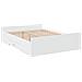 Giroletto con Cassetti Bianco 140x190 cm in Legno Multistrato - Foto miniatura 6