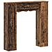 Cornice per camino Legno antico 102 x 20 x 102 cm - Foto miniatura 1