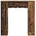 Cornice per camino Legno antico 102 x 20 x 102 cm - Foto miniatura 4