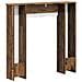 Cornice per camino Legno antico 102 x 20 x 102 cm - Foto miniatura 6