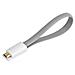 ICOC MUSB-A-002 - Cavo Magnetico USB / MicroUSB M / M Grigio 0,2mt - Foto miniatura 2