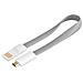 ICOC MUSB-A-002 - Cavo Magnetico USB / MicroUSB M / M Grigio 0,2mt - Foto miniatura 1