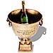 Trofeo Coppa Champagne Cooler Rame Marrone - Foto miniatura 2