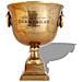 Trofeo Coppa Champagne Cooler Rame Marrone - Foto miniatura 3