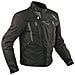 Giacca Cordura Moto Tessuto Impermeabile Sport Touring Sfoderabile Nero Xl - Foto miniatura 4
