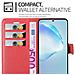 Custodia Compatibile Con Samsung Galaxy S20 Plus In Rosso Carminio - Coperchio Protettiva Con Chiusura Magnetica, Funzione Stand E Tasca Per Le Carte - Foto miniatura 4
