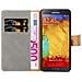 Custodia Compatibile Con Samsung Galaxy Note 3 Neo In Marrone Cappuccino - Coperchio Protettiva Con Chiusura Magnetica, Funzione Stand E Tasca Per Le Carte - Foto miniatura 9