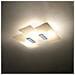 Novità! Plafoniera Cromo Per Salotto E Corridoio - Vetro E Metallo - Fabiano Sl. 0198 Lampada A Muro Quadrata, Stile Classico, A 3 Luci Led E-27 *** Lampade - I Prezzi Più Bassi Su Amazon! - Foto miniatura 13