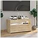 Mobile Porta TV con Luci LED Rovere Sonoma 60x35x40 cm - Foto miniatura 7