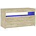 Mobile Porta TV con Luci LED Rovere Sonoma 60x35x40 cm - Foto miniatura 11