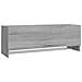 Armadio Grigio Sonoma 100x32,5x35 Cm In Legno Ingegnerizzato - Foto miniatura 2