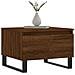 Tavolini Salotto 2pz Rovere Marrone 50x46x35 Legno Multistrato - Foto miniatura 3
