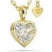 Collana in Argento Sterling, ""Love"", Oro - Foto miniatura 1