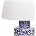 Lampada Da Tavolo Marcelin Porcellana Bianco /blu - Foto miniatura 4