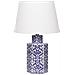 Lampada Da Tavolo Marcelin Porcellana Bianco /blu - Foto miniatura 9