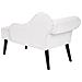 Chaise Longue Versione Sinistra Biarritz Tessuto Bianco - Foto miniatura 2