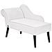 Chaise Longue Versione Sinistra Biarritz Tessuto Bianco - Foto miniatura 3