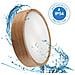 Lampada A Soffitto Eveline - Marrone - Legno, Vetro - 37x37x8 Cm - Foto miniatura 5
