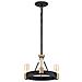 Lampadario Industrial Nordico Silas Acciaio Zinco Antico Ottone 3 Luci E27 - Foto miniatura 1
