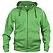 Basic Hoody Full Zip Men Verde Acido Xxl - Foto miniatura 1