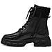 Black Casual Closed Booties Stivaletti Pelle Scarpe Donna Nero Eu 37, 1-26274-41 007 - Foto miniatura 3