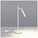 Lampada Da Tavolo Pastelo Bianco Sl. 1468 - Moderno Lampada Da Scrivania Bianco 43x14x20 Cm - Foto miniatura 5
