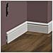 Bancale Da 84ml Di Battiscopa Barocco In Polimeri Feelingwood-hd 71x11mm - Bianco - Foto miniatura 1