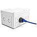 Connettore RJ45 Cat. 6A integrato nero - Foto miniatura 2