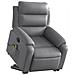 Lusso Casadino -  Poltrona Alzapersona Elettrica Reclinabile Grigio In Similpelle - Foto miniatura 2